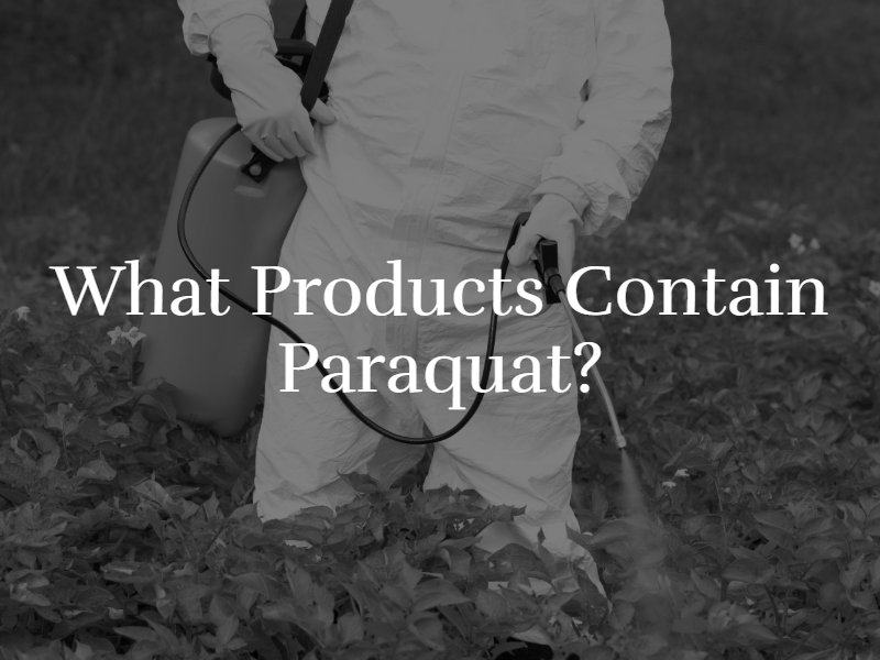 What products contain paraquat