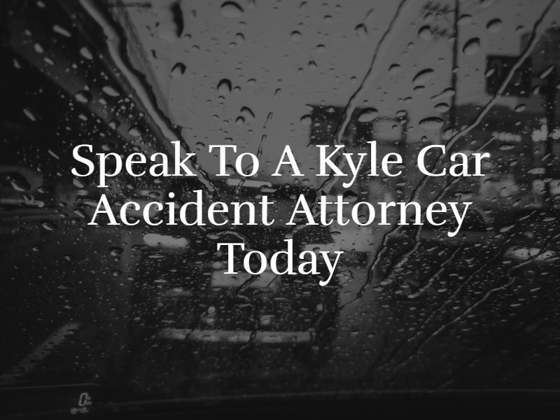 Kyle Car Accident Attorney